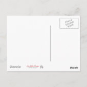 Prachtige Pauwveren Briefkaart (Achterkant)