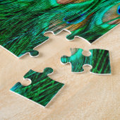 Prachtige Pauwveren Legpuzzel (Zijkant)