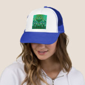 Prachtige Pauwveren Trucker Pet (In situ)