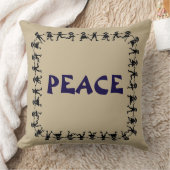 Prachtige PEACE Design Sierkussen (Deken)