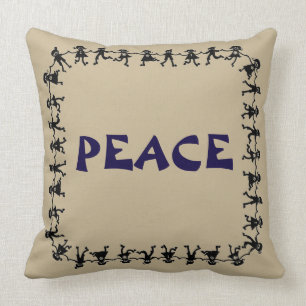 Prachtige PEACE Design Sierkussen