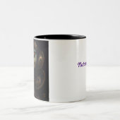 Prachtige  Peacock Tweekleurige Koffiemok (Center)