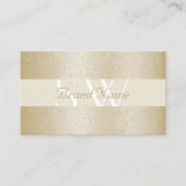 Prachtige Pearl en White met Monogram Quality Visitekaartje (Voorkant)