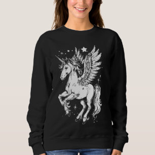 Prachtige Pegasus gevleugeld paard Mythische Griek Trui