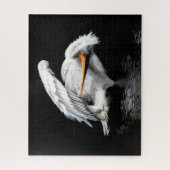 Prachtige Pelican, Jigzaag Puzzle Legpuzzel (Verticaal)