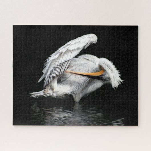 Prachtige Pelican, Jigzaag Puzzle Legpuzzel (Horizontaal)