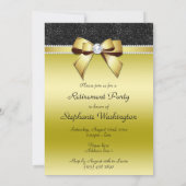 Prachtige pensionering van Posh Gold en Black Jewe Kaart (Achterkant)