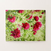 Prachtige Peony Flowers oversize Legpuzzel (Horizontaal)