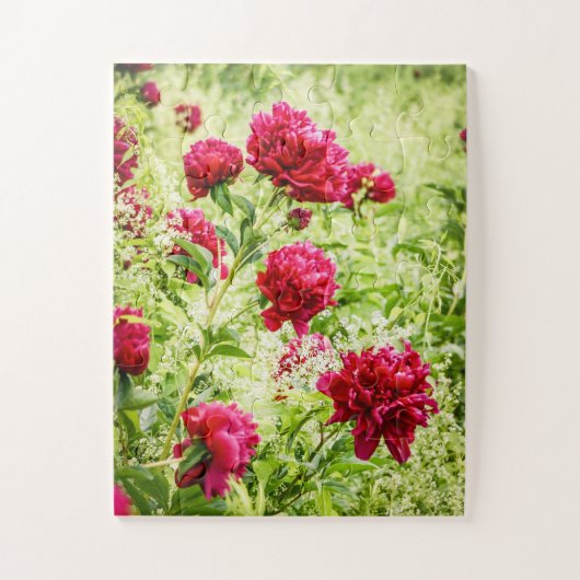 Prachtige Peony Flowers oversize Legpuzzel (Verticaal)
