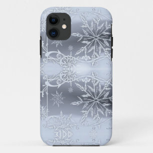 Prachtige perfecte kerstSilver SNowflake Case-Mate iPhone Case