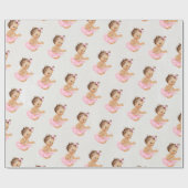 Prachtige persoonlijke Baby shower-cadeau Cadeaupapier (Vlak)