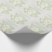 Prachtige persoonlijke Baby shower-cadeau Cadeaupapier (Hoek)