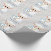Prachtige persoonlijke Baby shower-cadeau Cadeaupapier (Hoek)