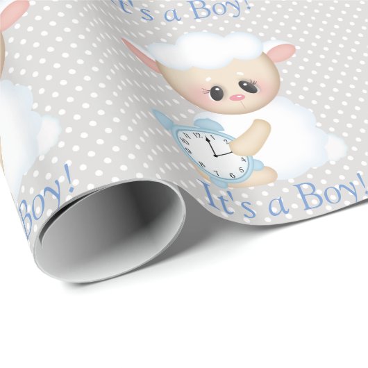 Prachtige persoonlijke Baby shower-cadeau Cadeaupapier (Rol Hoek)