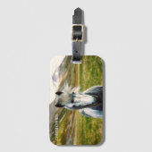 Prachtige persoonlijke Bagagelabel voor paarden (Voorkant (verticaal))