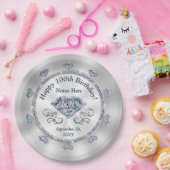 Prachtige persoonlijke Borden van 100e verjaardag Papieren Bordje (Feest)