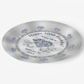 Prachtige persoonlijke Borden van 100e verjaardag Papieren Bordje (Gekanteld)