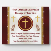 Prachtige persoonlijke Christelijke platen voor de (Voorkant)