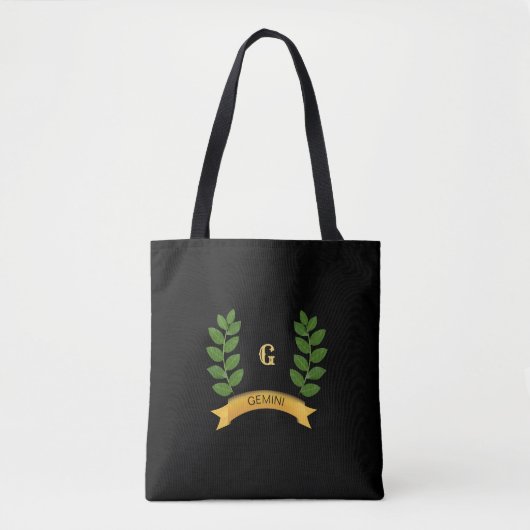 Prachtige persoonlijke groene bladeren tote bag (Voorkant)