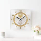 Prachtige persoonlijke Jubilea, elk jaar Vierkante Klok (Huis)