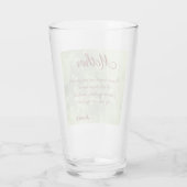 Prachtige persoonlijke moedergedicht glas (Achterkant)