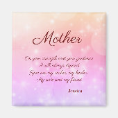 Prachtige persoonlijke moedergedicht magneet (Voorkant)