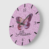 Prachtige persoonlijke Paars vlinder Grote Klok (Hoek)