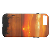 Prachtige persoonlijke strand op zonsondergang Case-Mate iPhone case (Achterkant (Horizontaal))