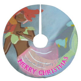 Prachtige persoonlijke tropische Zee Zeemeermaid Kerstboom Rok