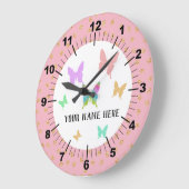 Prachtige persoonlijke vlinder grote klok (Hoek)