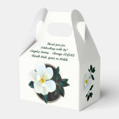 Prachtige persoonlijke voorkeur, Magnolia Wedding  Bedankdoosjes (Voorkant Zijde)