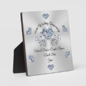 Prachtige persoonlijke weergave, 60e Jubileum Plaq Fotoplaat (Voorkant)