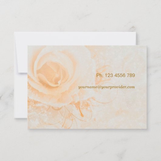 Prachtige perzikcrème rozen RSVP (Achterkant)