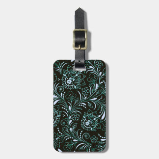 Prachtige  Perzische Retro Floral Pattern Bagagelabel