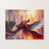 Prachtige Phoenix bij zonsopgang Legpuzzel (Horizontaal)
