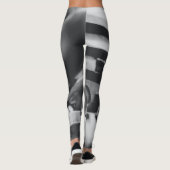 Prachtige pianokaart leggings (Achterkant)
