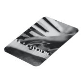Prachtige pianokaart magneet (Linkerzijde)