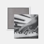 Prachtige pianokaart magneet (Voorkant / Achterkant)