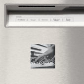 Prachtige pianokaart magneet (Insitu (Vaatwasser))