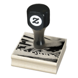 Prachtige pianokaart rubberstempel