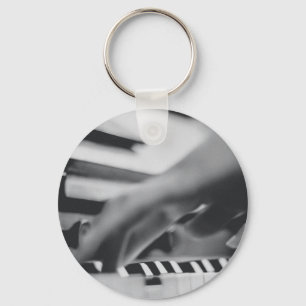 Prachtige pianokaart sleutelhanger