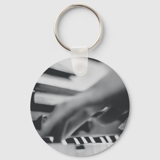 Prachtige pianokaart sleutelhanger (Voorkant)
