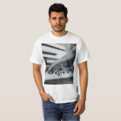 Prachtige pianokaart t-shirt (Voorkant volledig)
