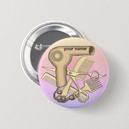 Prachtige pin-knop ronde button 5,7 cm (Voorkant /achterkant)