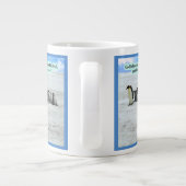 Prachtige Pinguïn Schrift 1 Johannes 4:16 Reuzenaf Grote Koffiekop (Achterkant)