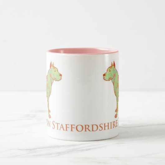 Prachtige Pitbull/Staffy Terrier-Mok Tweekleurige Koffiemok