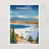 Prachtige Place Pamukkale Turkije Art Travel Briefkaart (Voorkant)