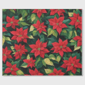 Prachtige Poinsettia Cadeaupapier (Vlak)