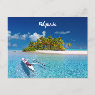 Prachtige polynesie briefkaart