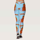 Prachtige pompoen leggings (Achterkant)